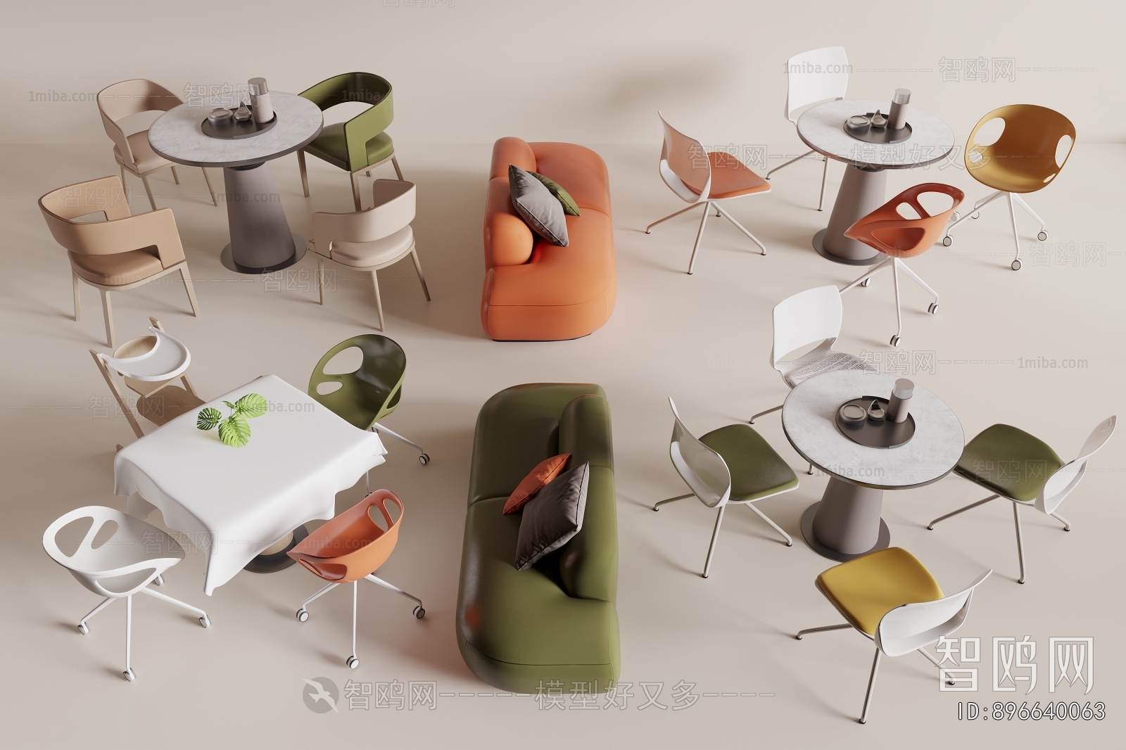 Modern Leisure Table And Chair