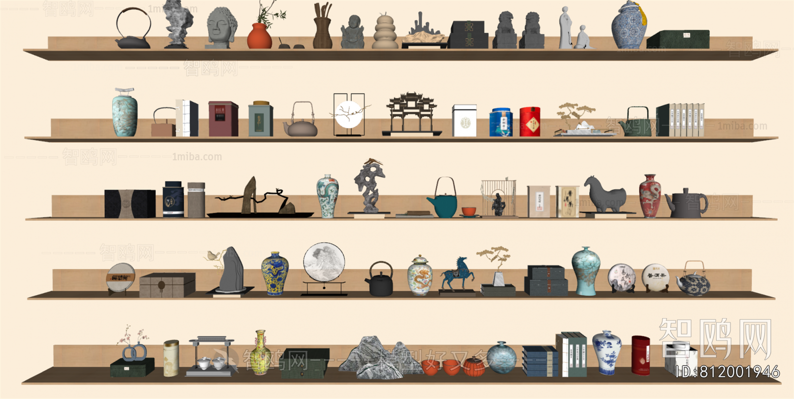 New Chinese Style Decorative Set