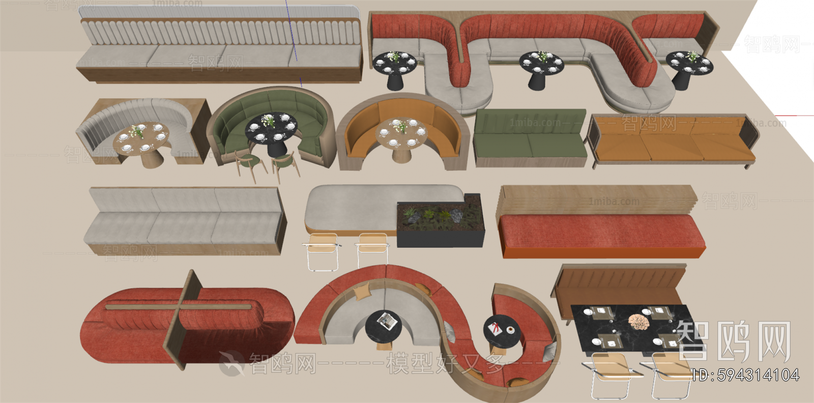 Modern Card Seat Sofa