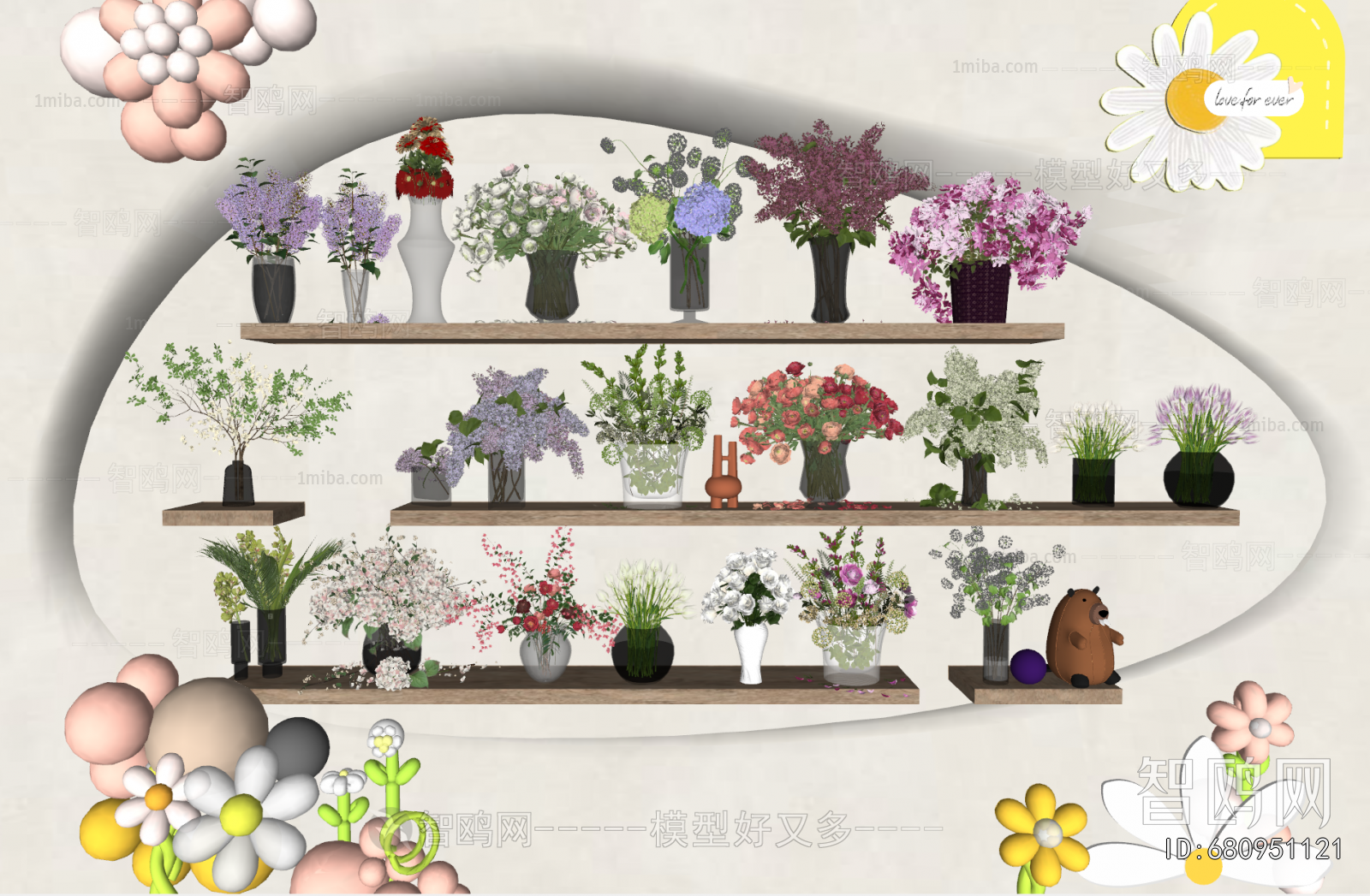 Modern Flower Arrangement