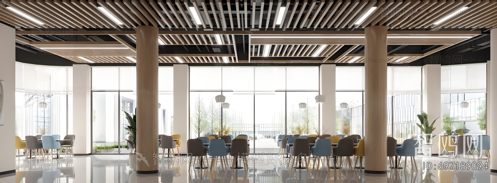 Modern Office Canteen