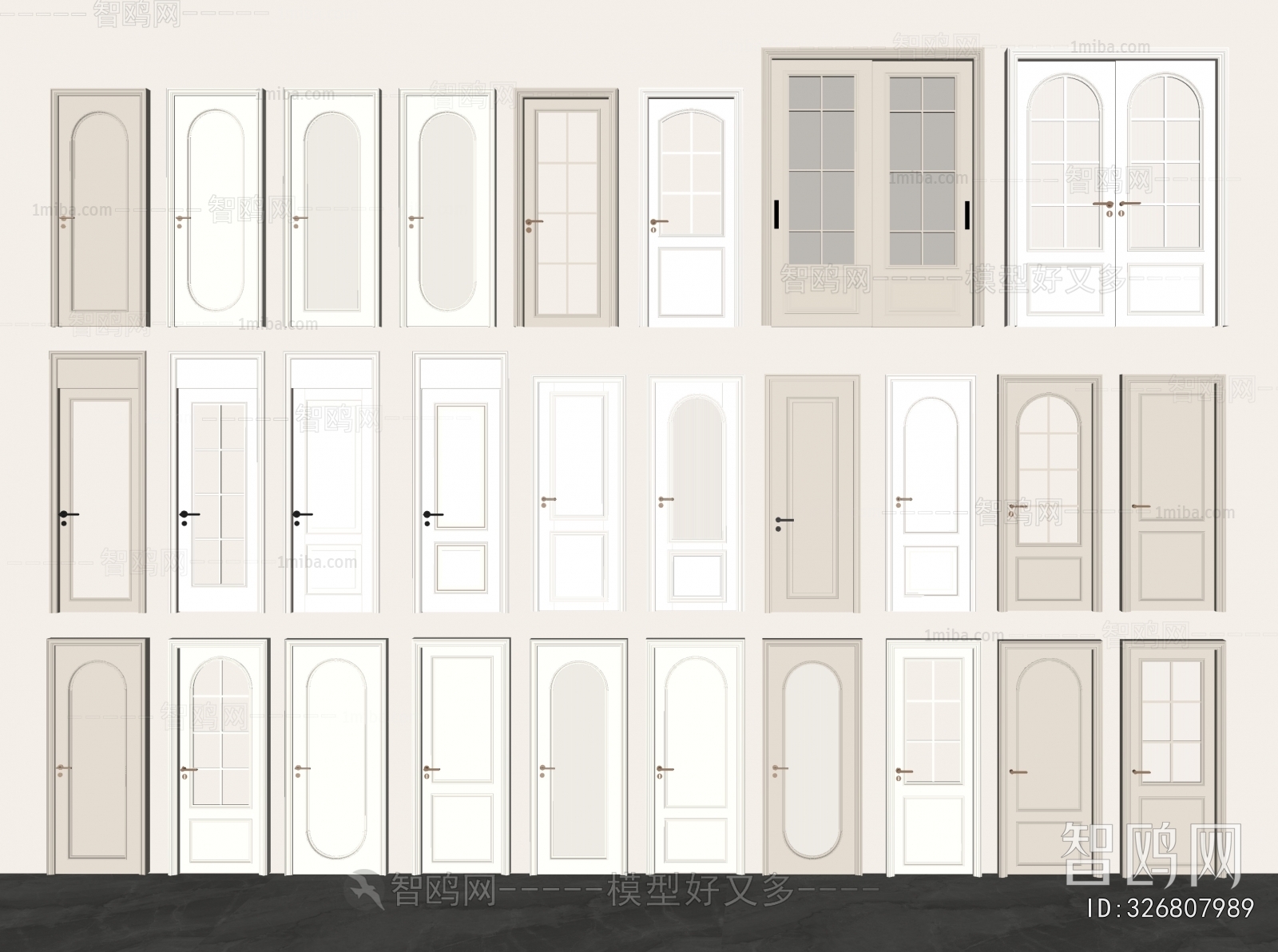 French Style Single Door