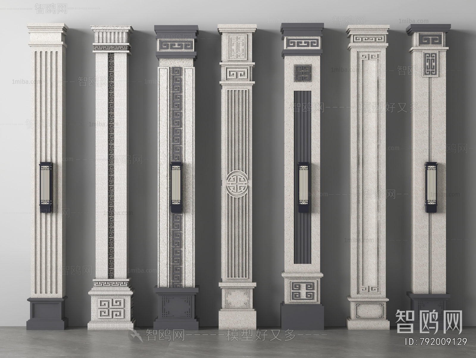 New Chinese Style Column