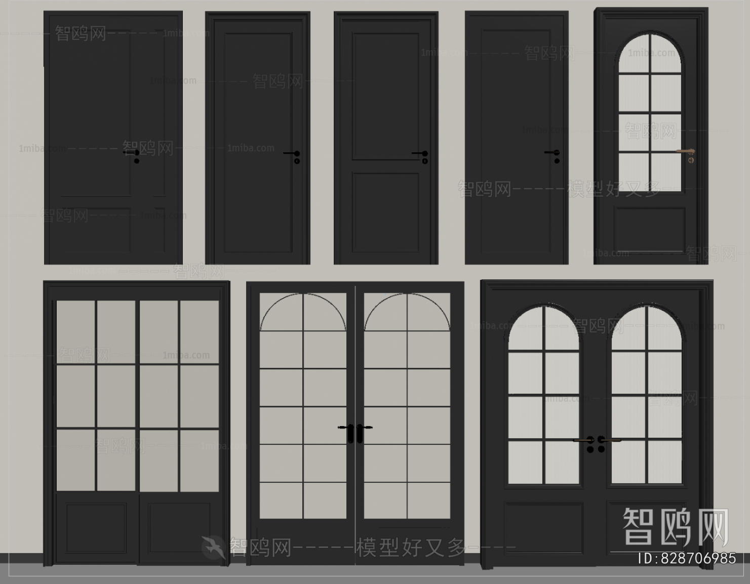 French Style Single Door