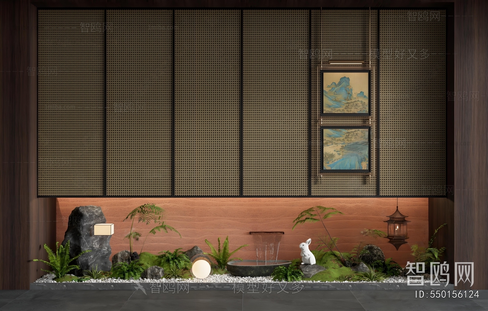 New Chinese Style Plant Landscaping