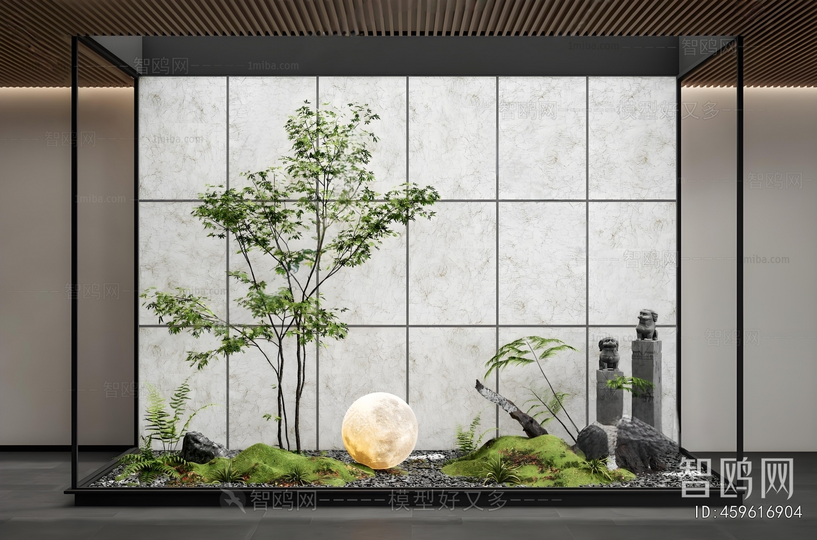 New Chinese Style Plant Landscaping