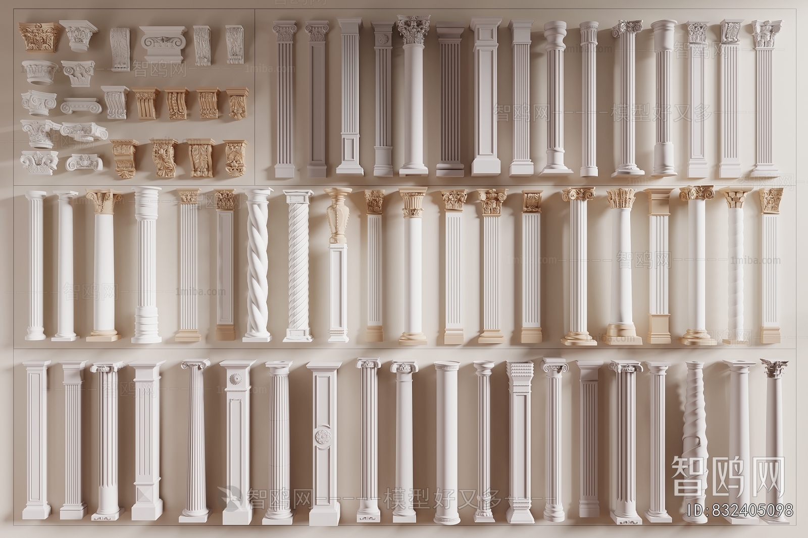 European Style Roman Pillar