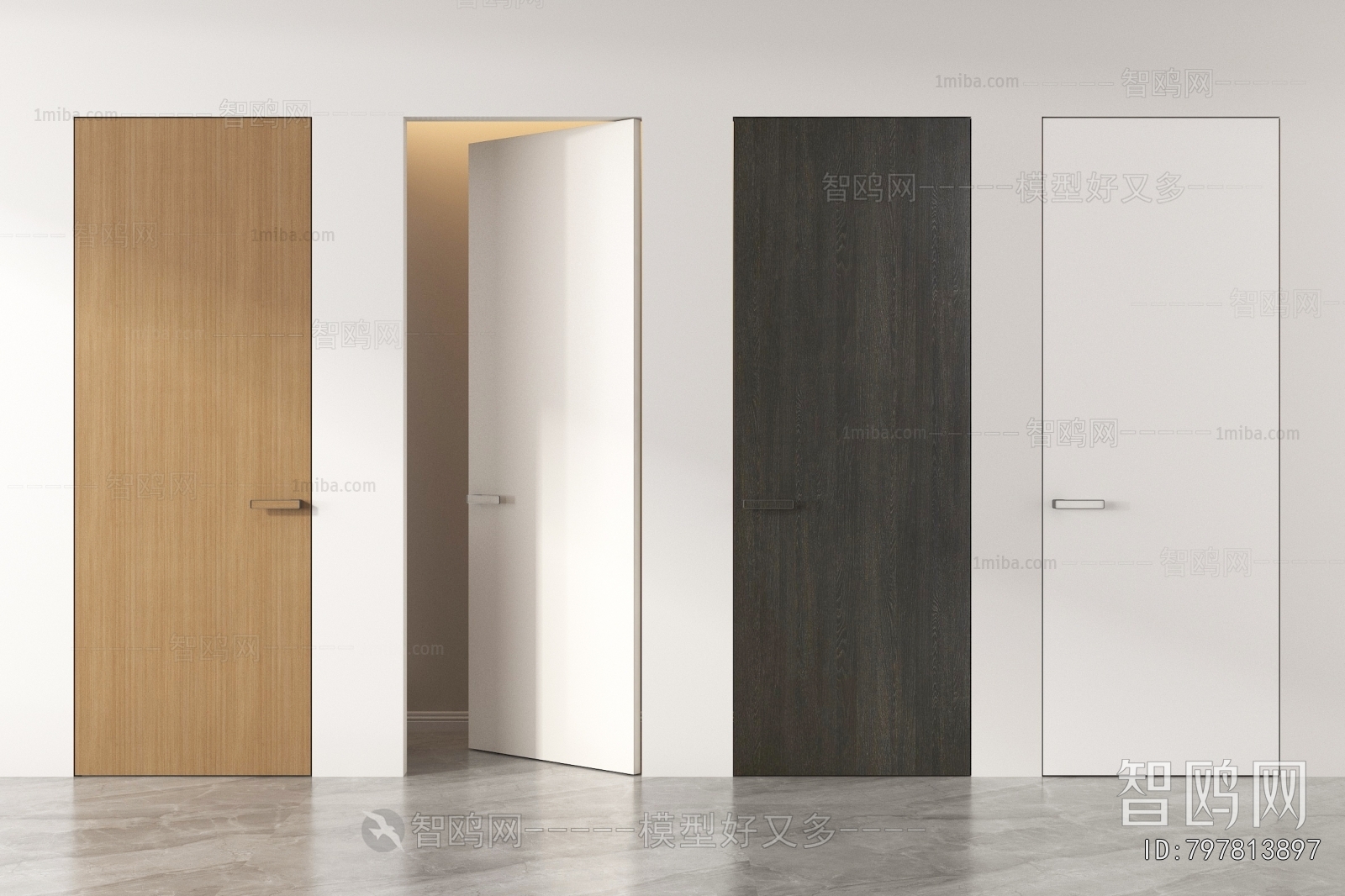 Modern Single Door