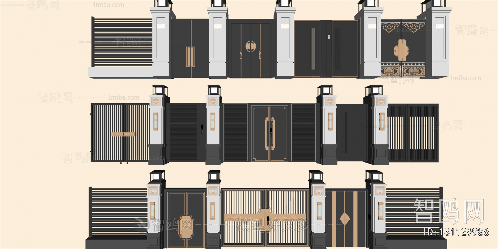 New Chinese Style Gate
