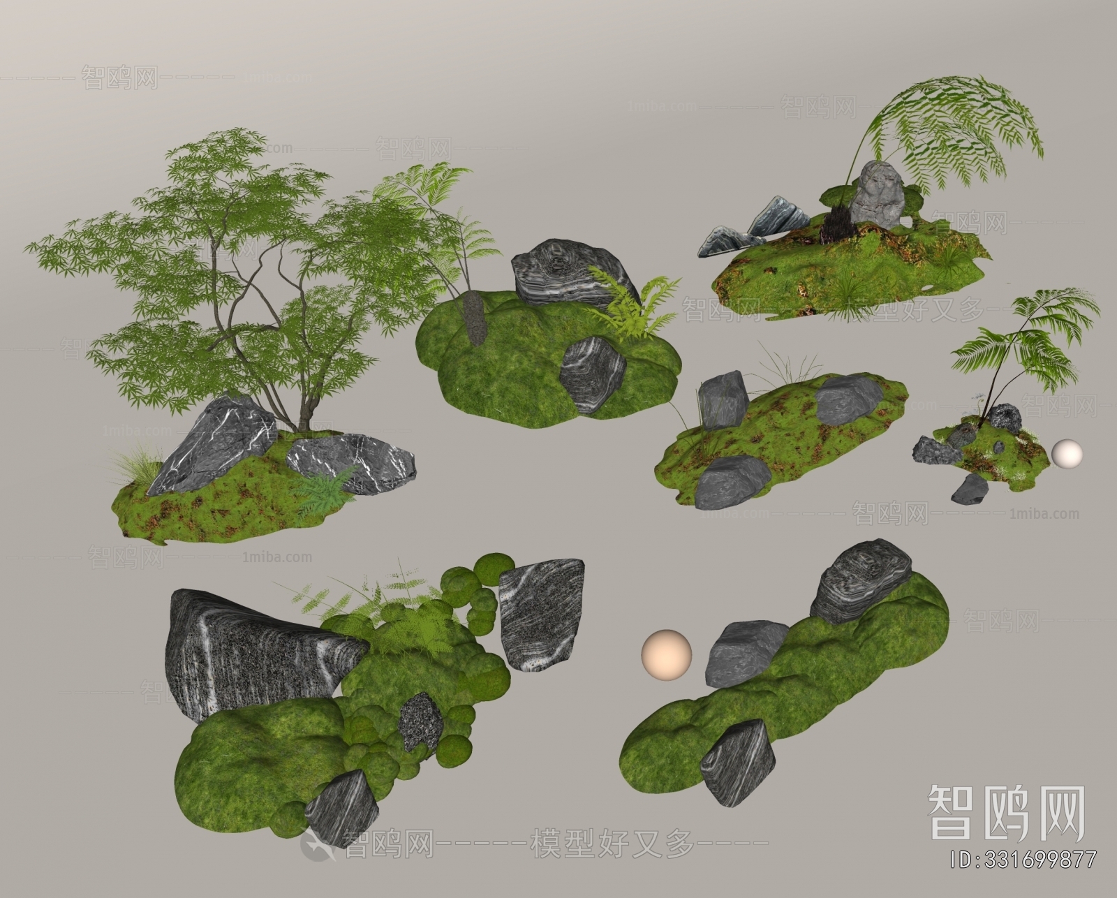 Modern Rockery Waterscape