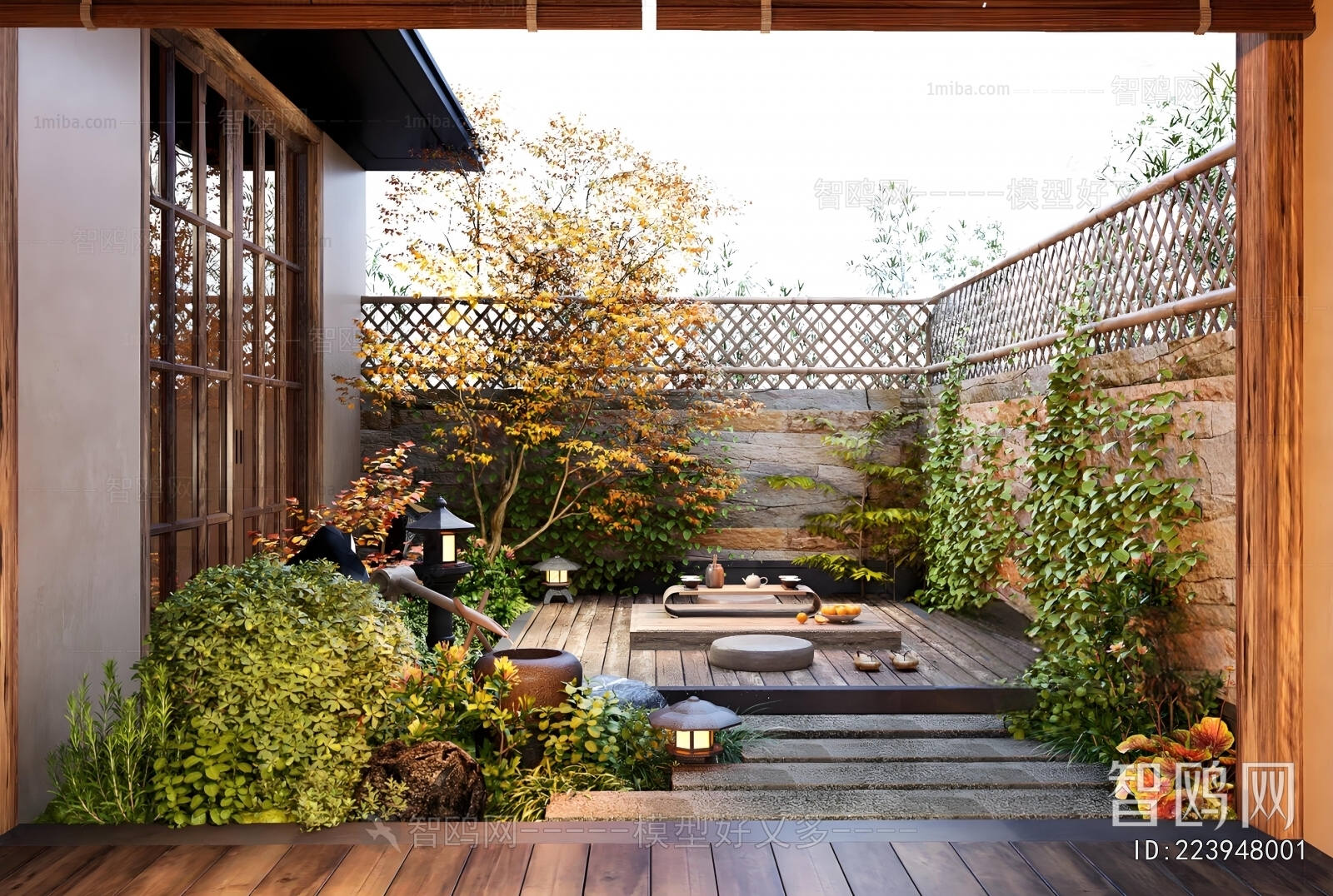 Japanese Style Courtyard/landscape