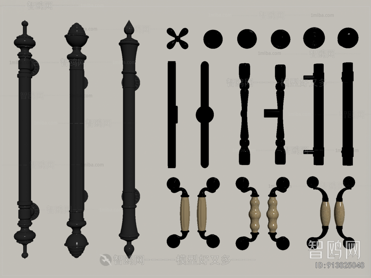 French Style Door Handle