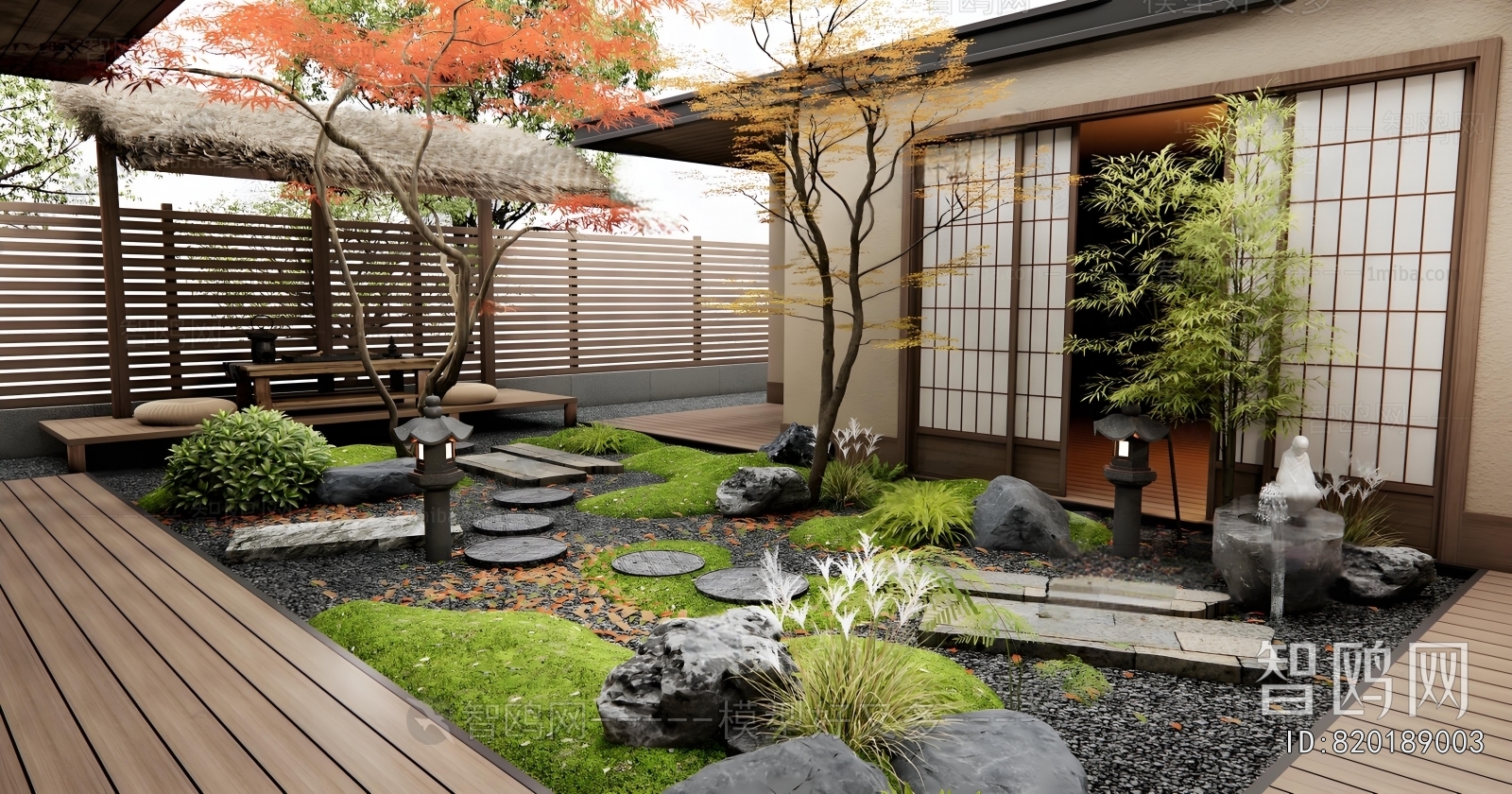 Japanese Style Courtyard/landscape