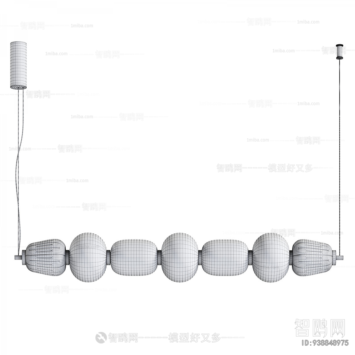 Modern Long Chandelier
