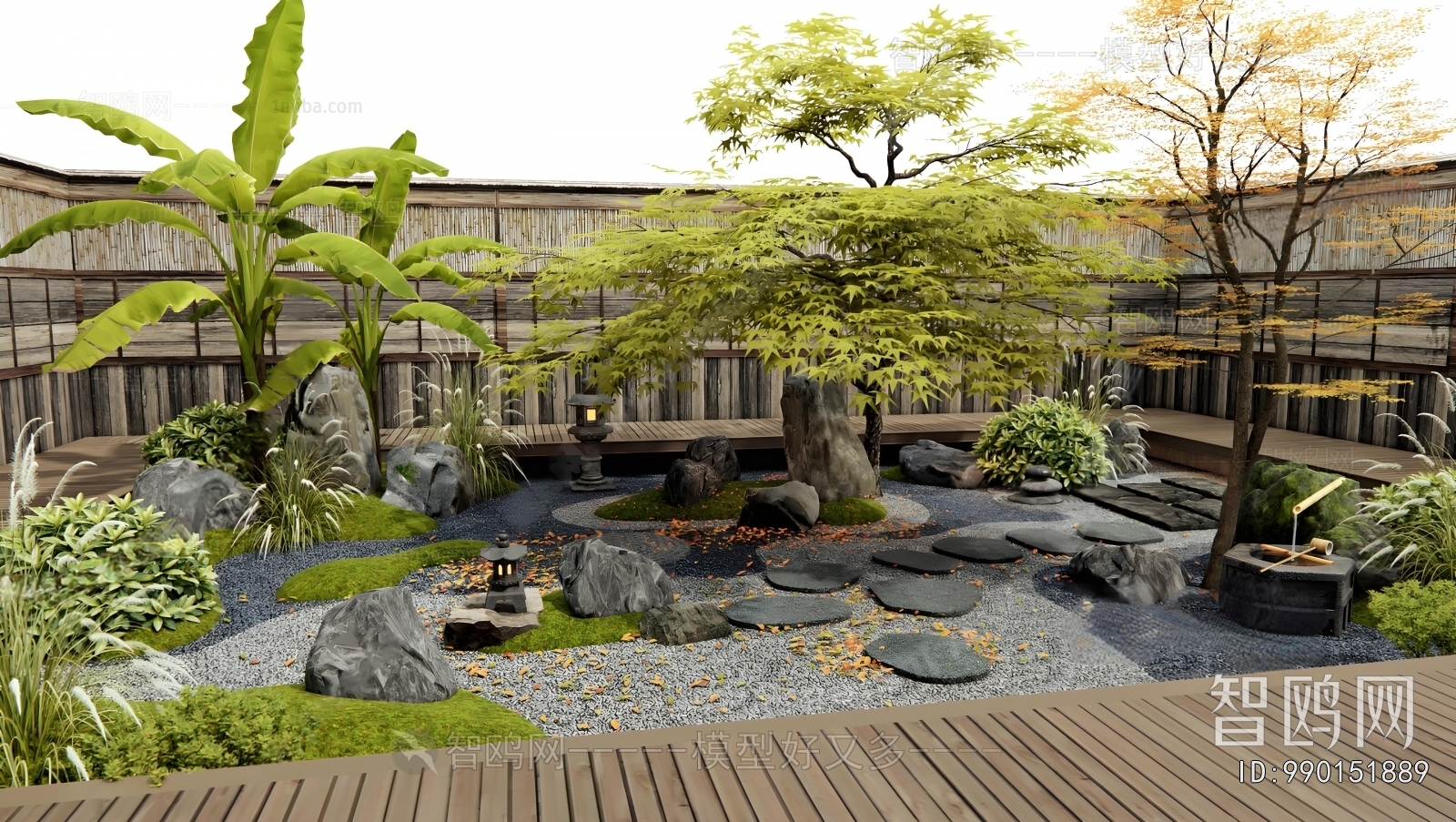 Japanese Style Courtyard/landscape
