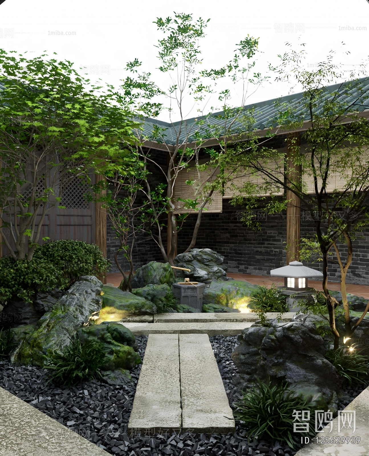 Japanese Style Courtyard/landscape
