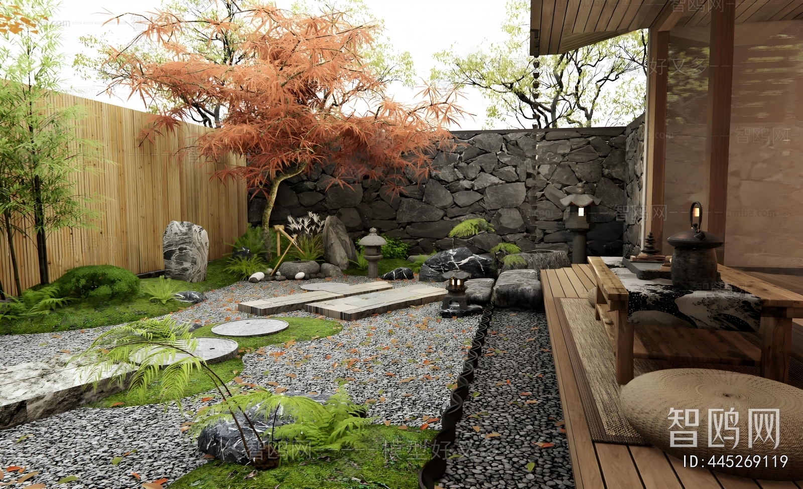 Japanese Style Courtyard/landscape