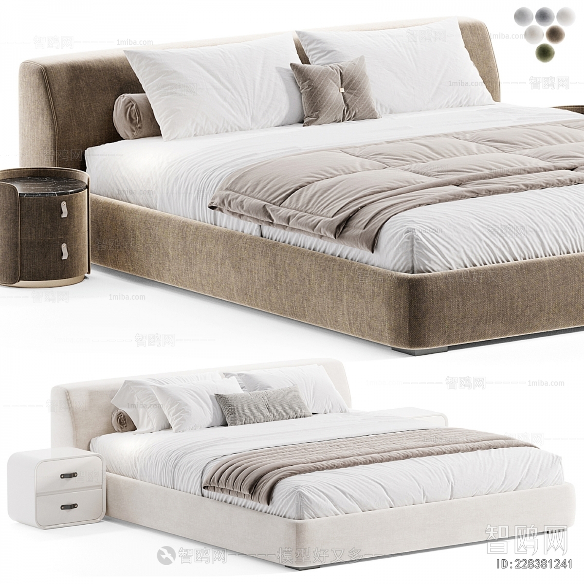 Modern Double Bed