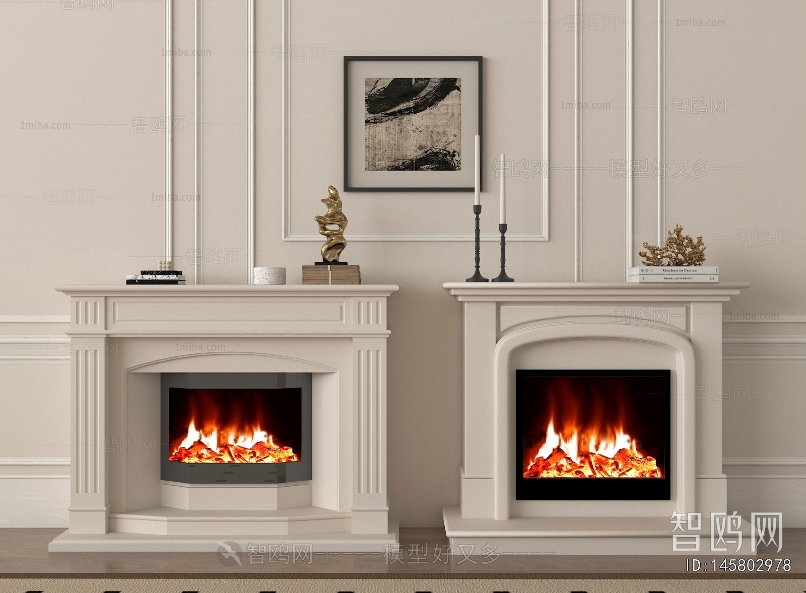 French Style Fireplace