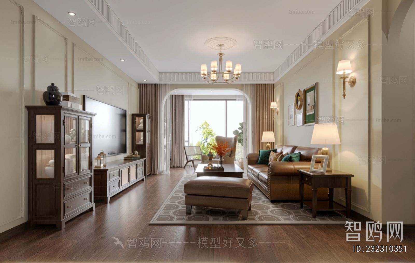 American Style A Living Room