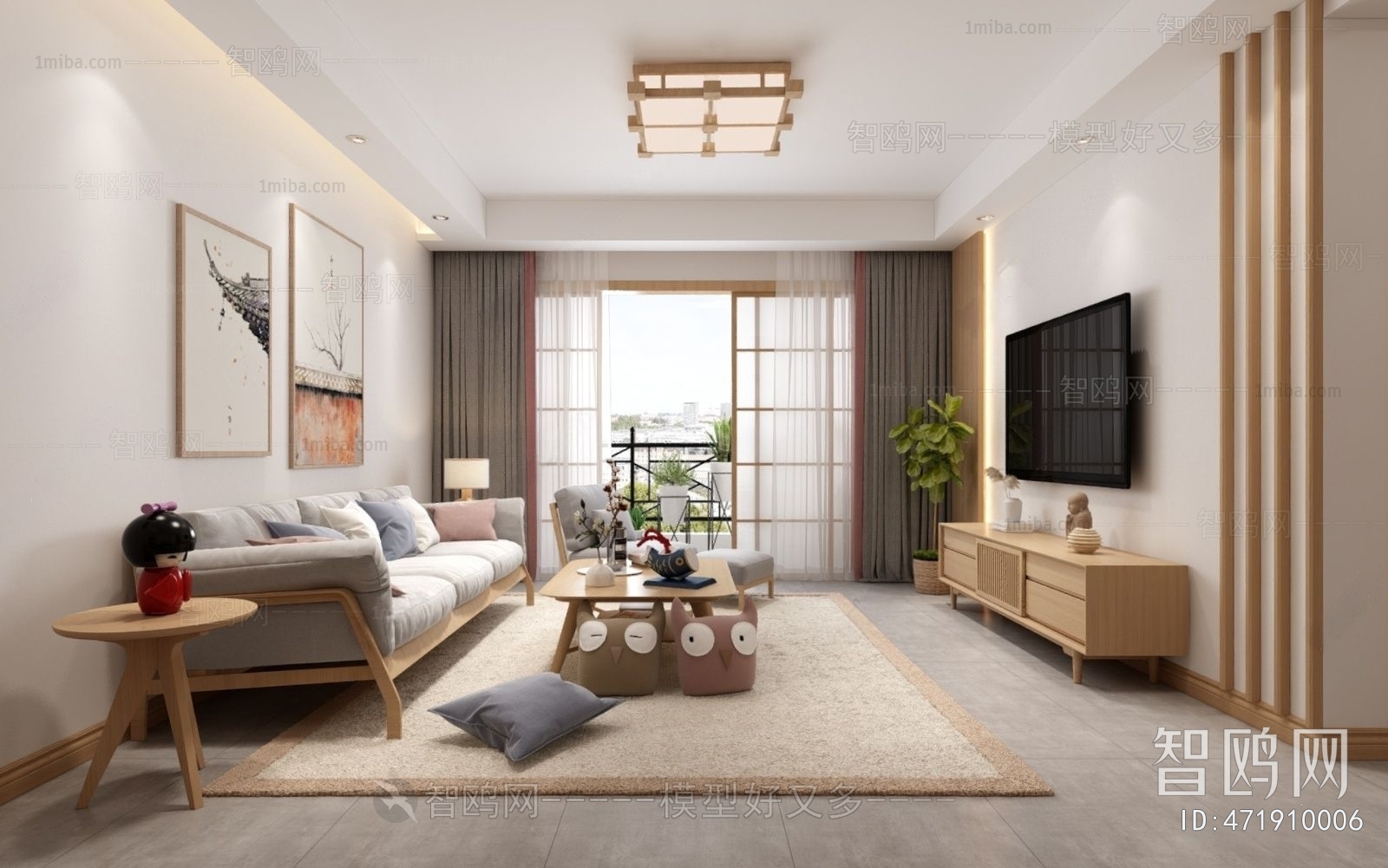 Japanese Style A Living Room