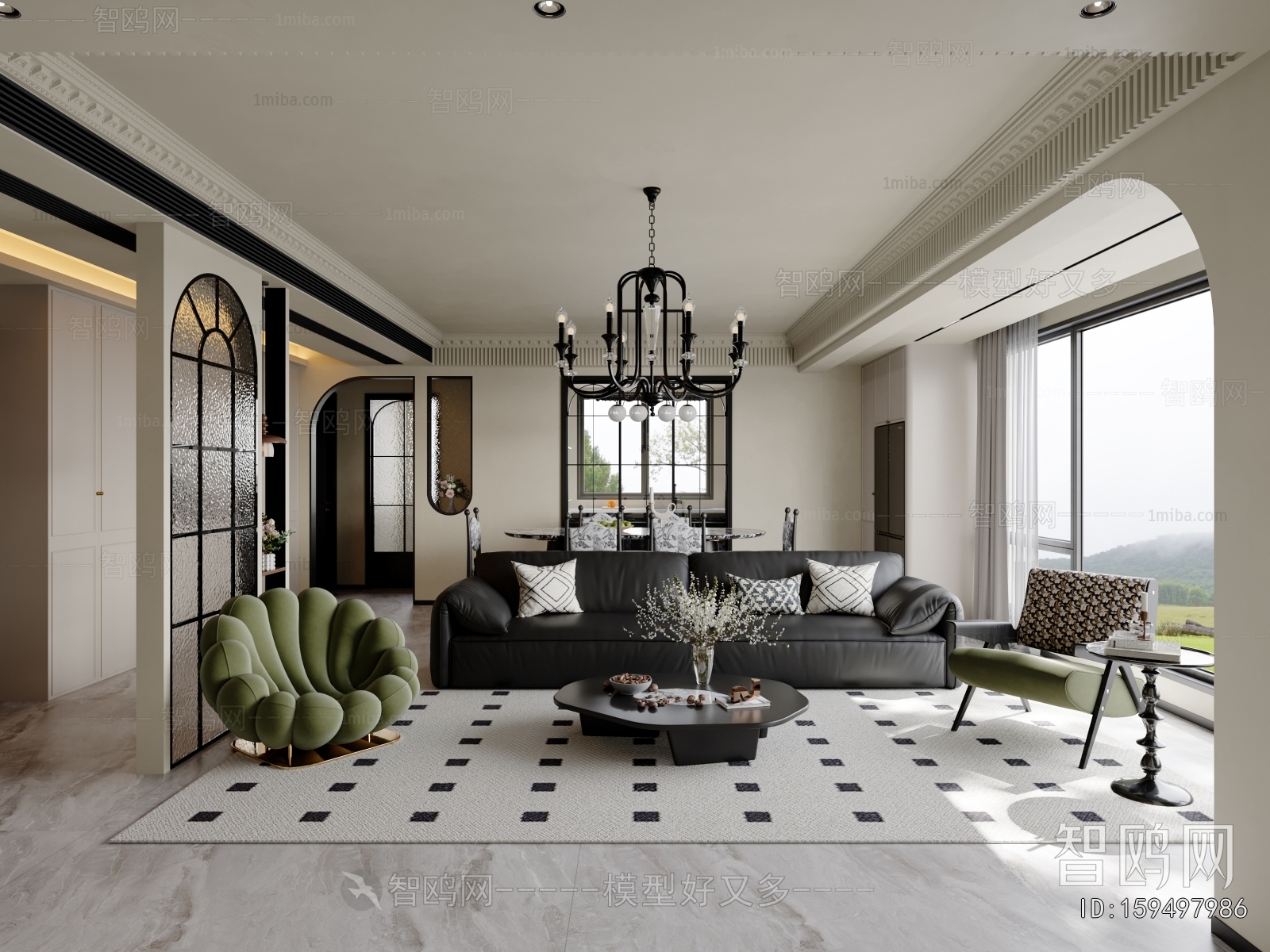 French Style A Living Room