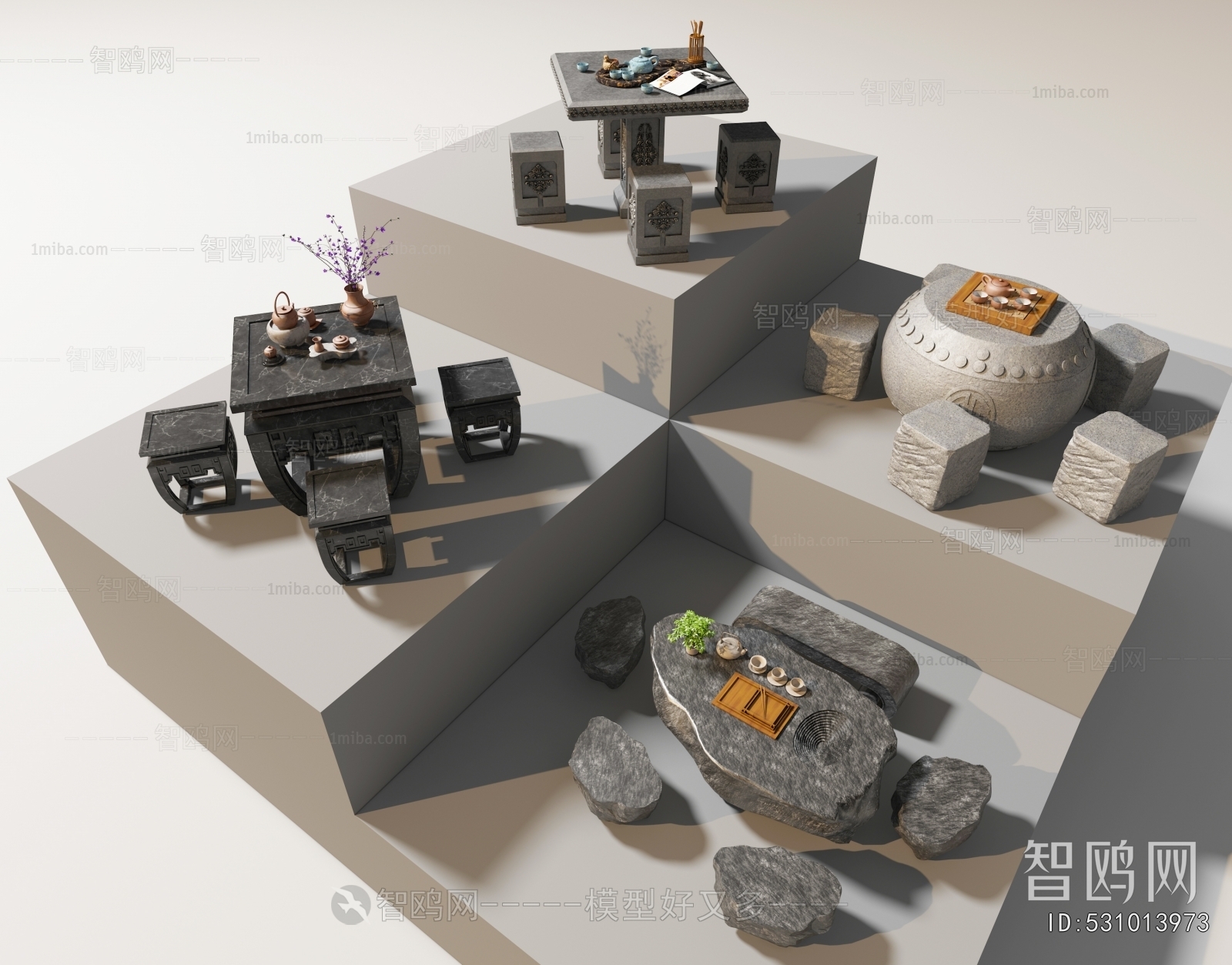 Chinese Style Outdoor Tables And Chairs