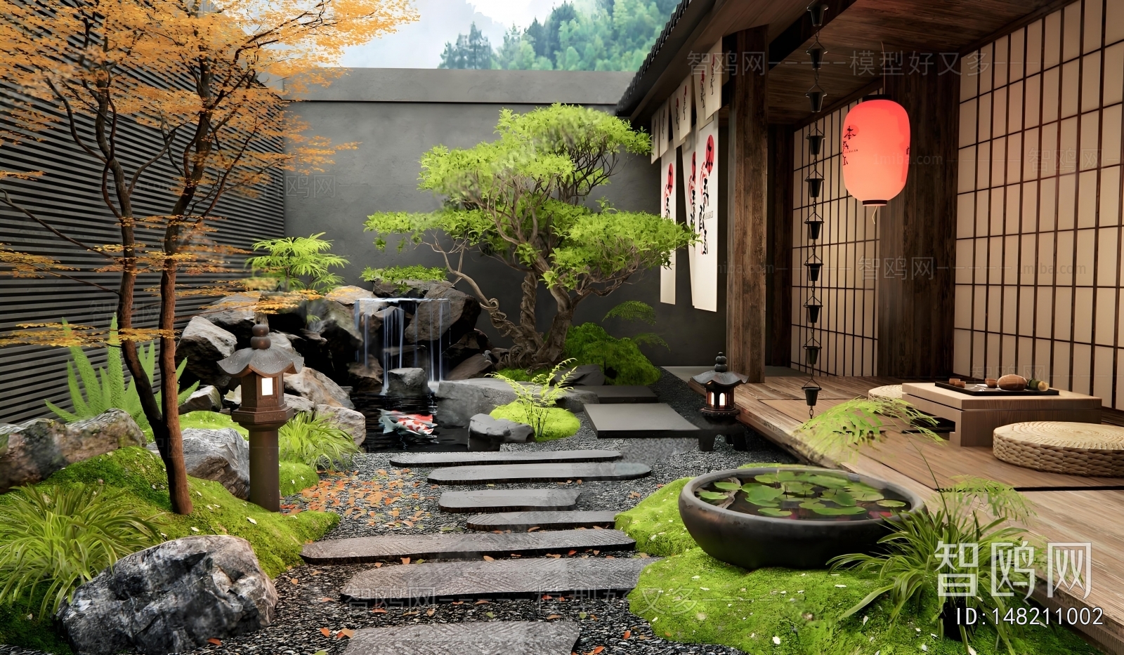 Japanese Style Courtyard/landscape