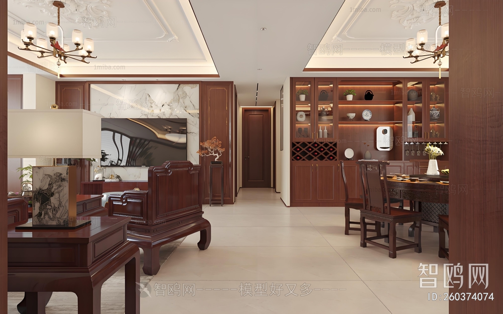 Chinese Style A Living Room