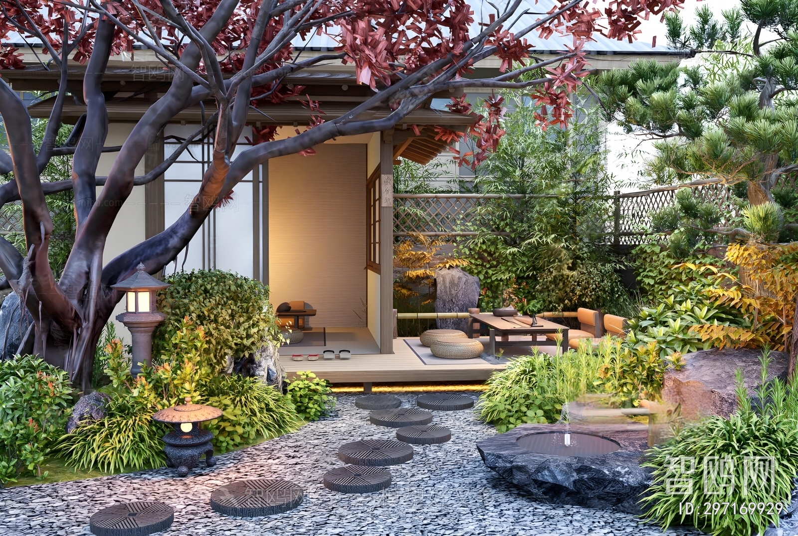 Japanese Style Courtyard/landscape