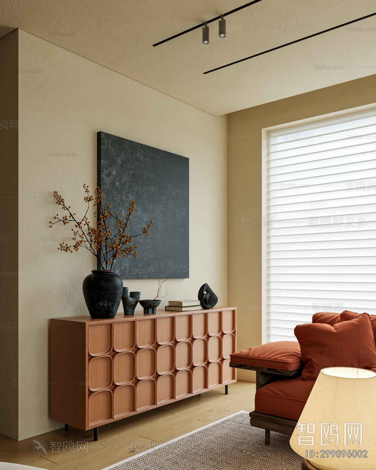 Wabi-sabi Style A Living Room