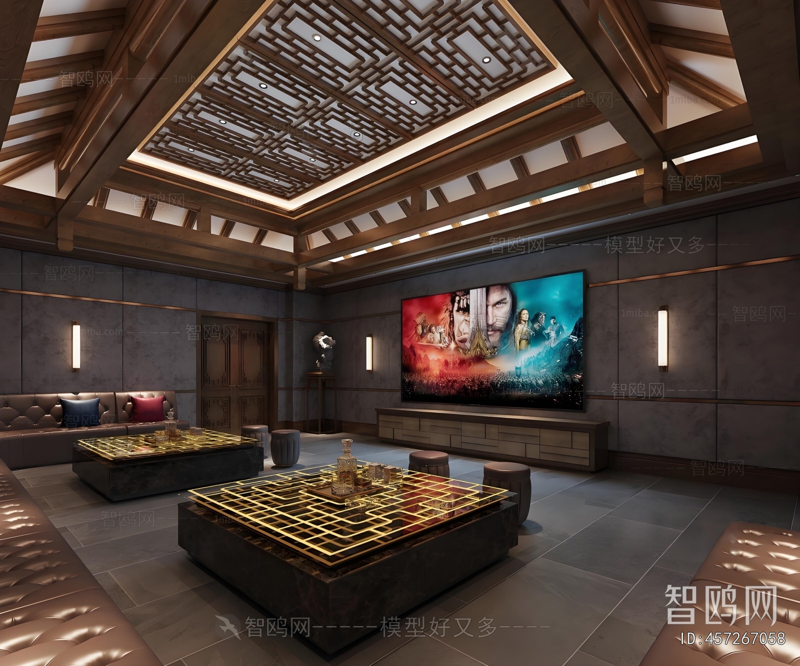 New Chinese Style KTV Box