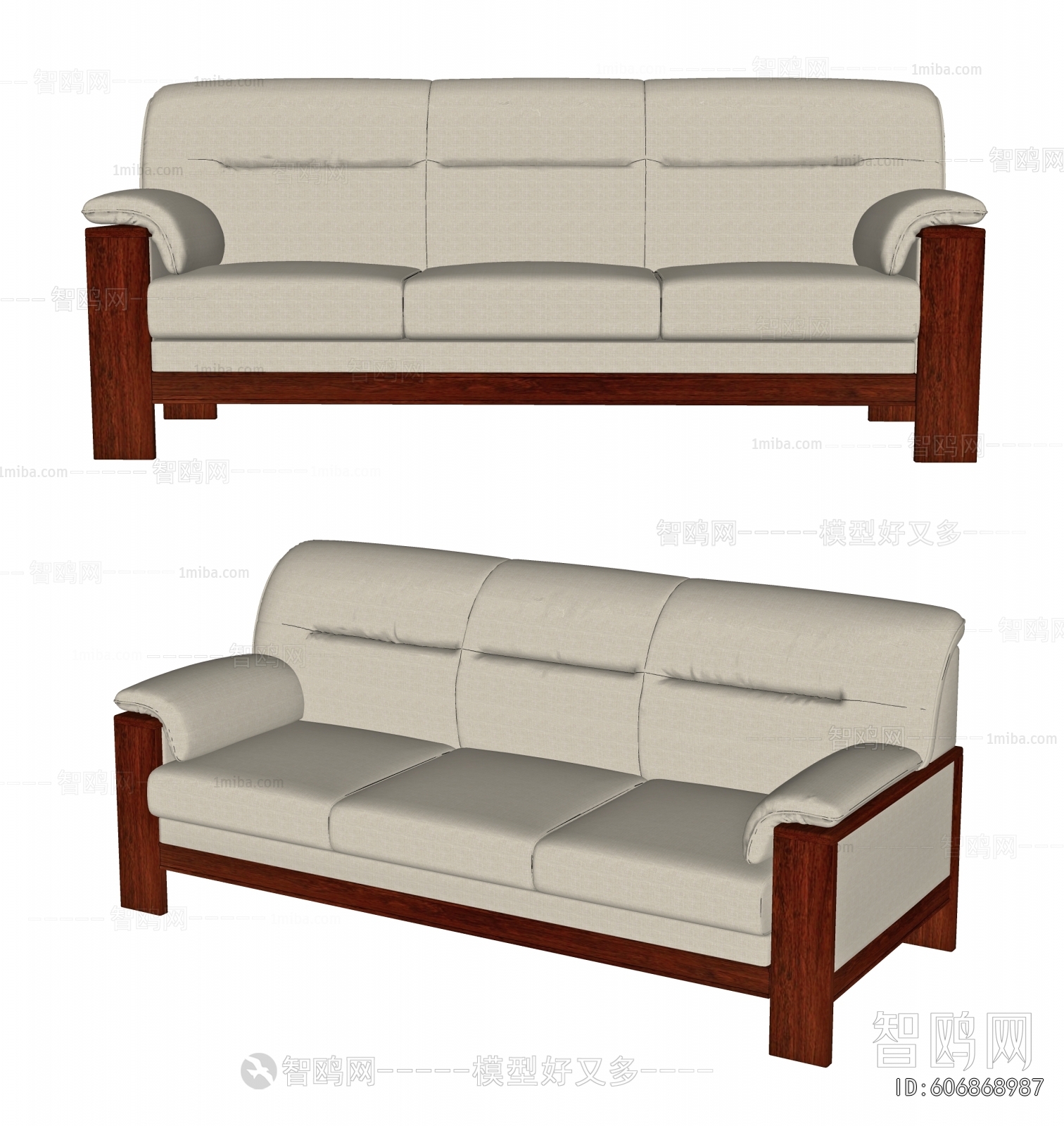Modern Three-seat Sofa