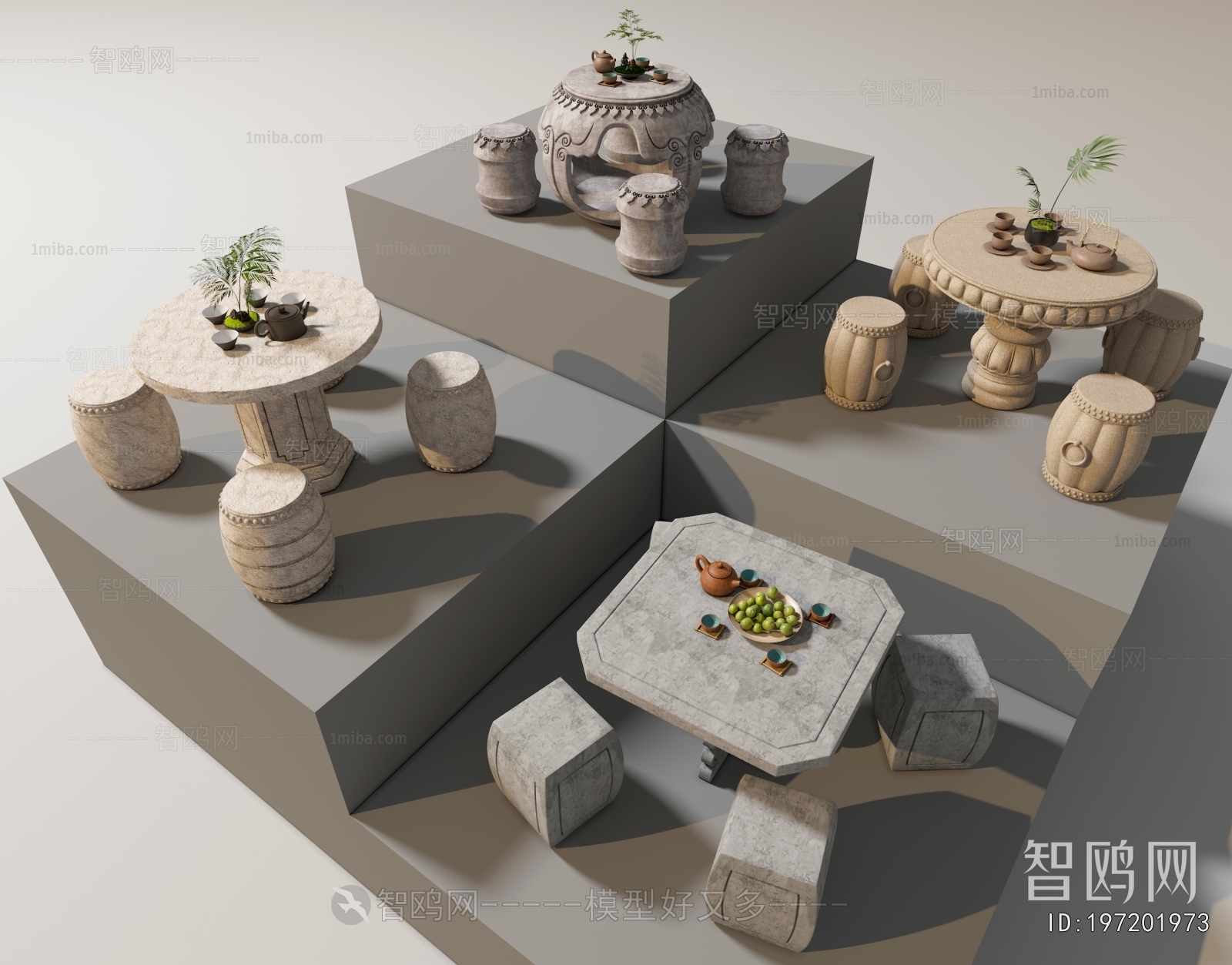 Chinese Style Outdoor Tables And Chairs