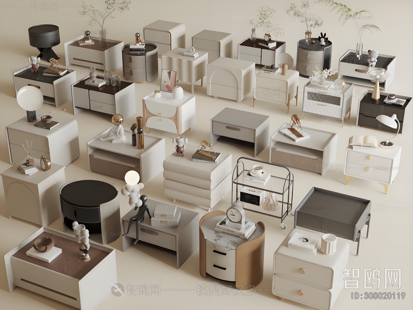 Modern Bedside Cupboard