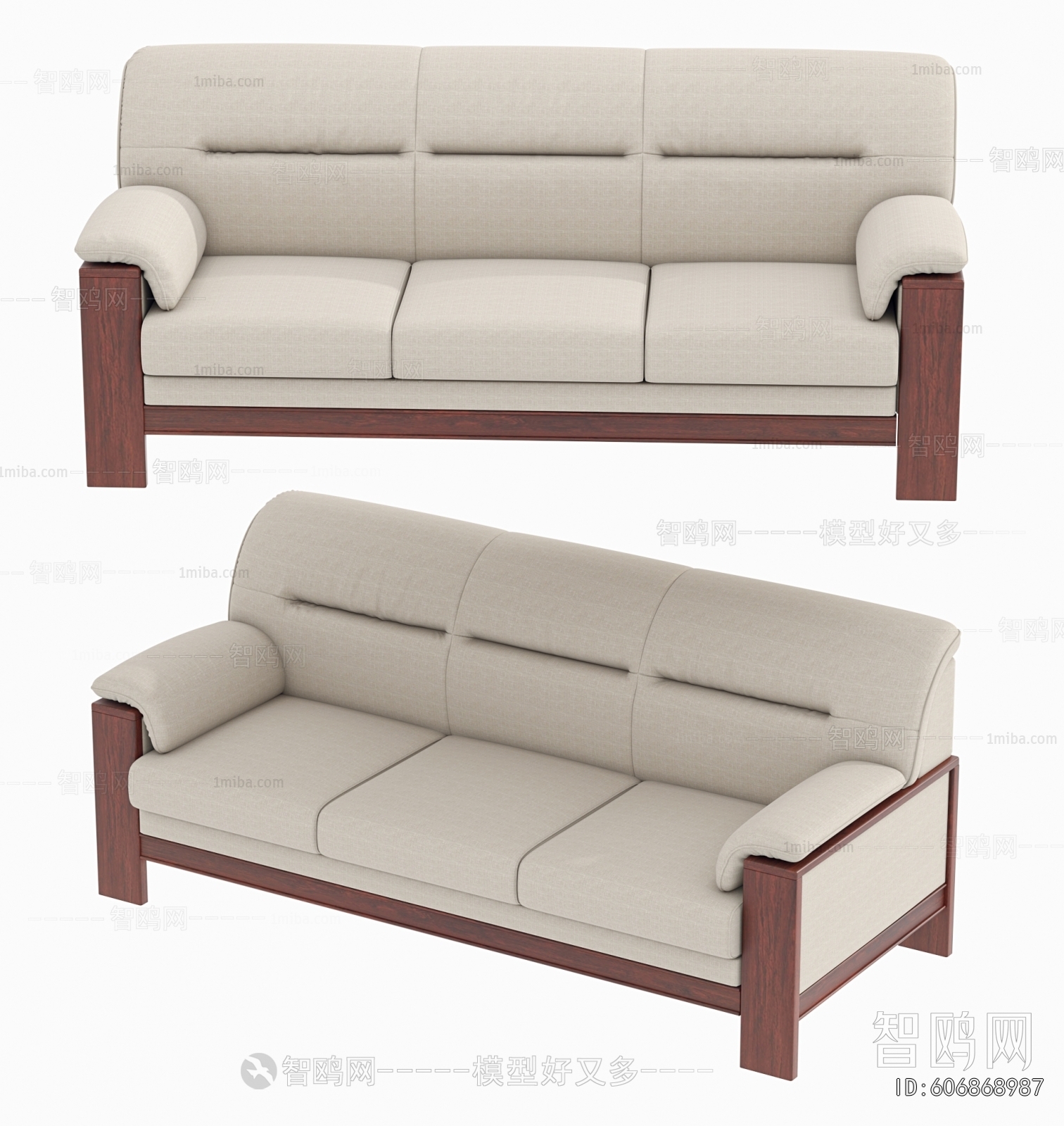 Modern Three-seat Sofa