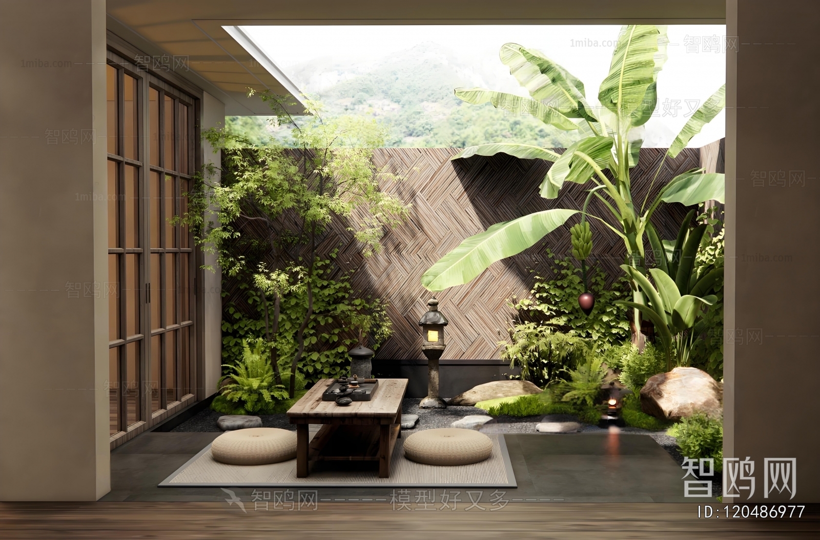 Japanese Style Courtyard/landscape