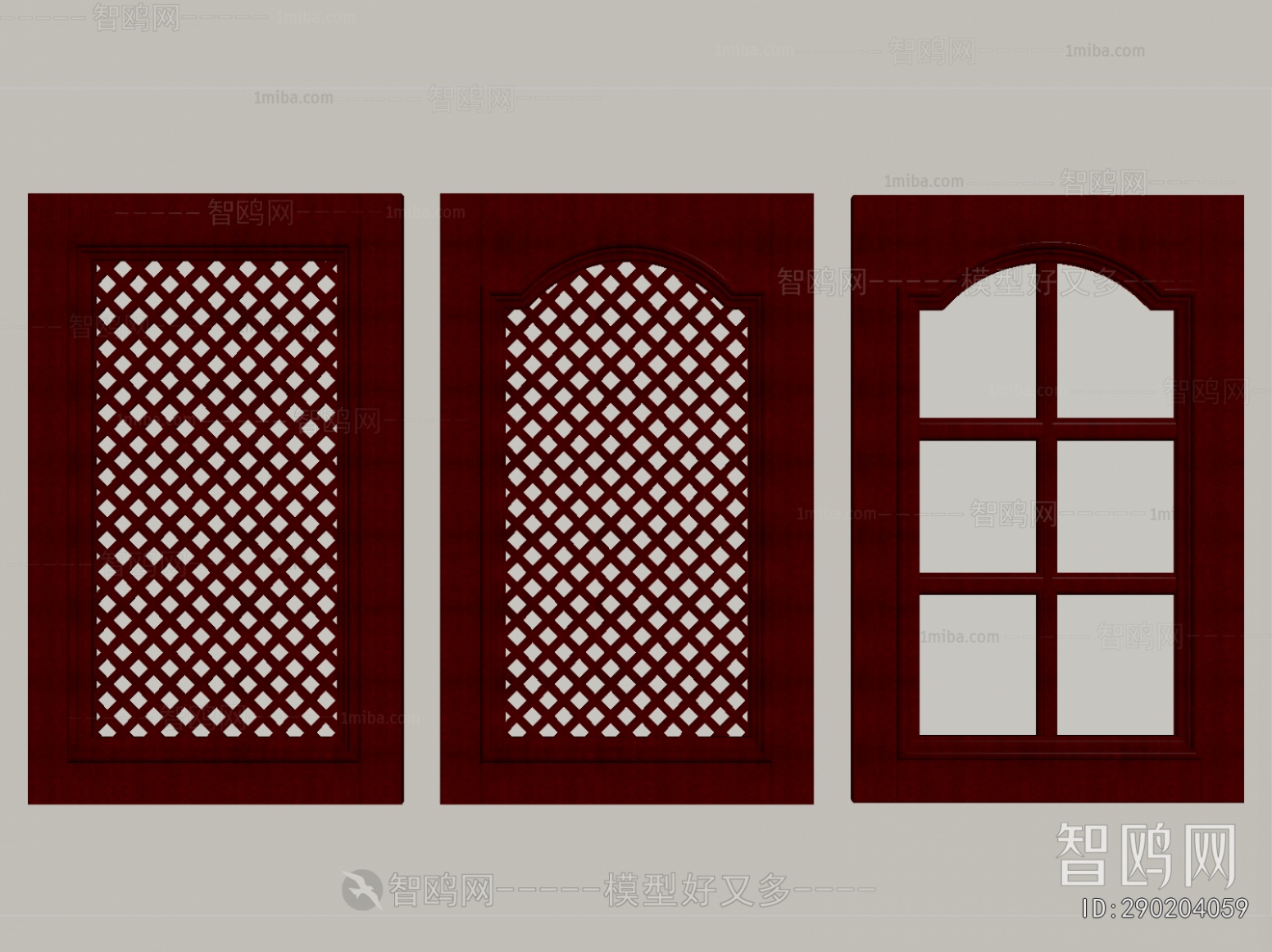 New Chinese Style Door Panel
