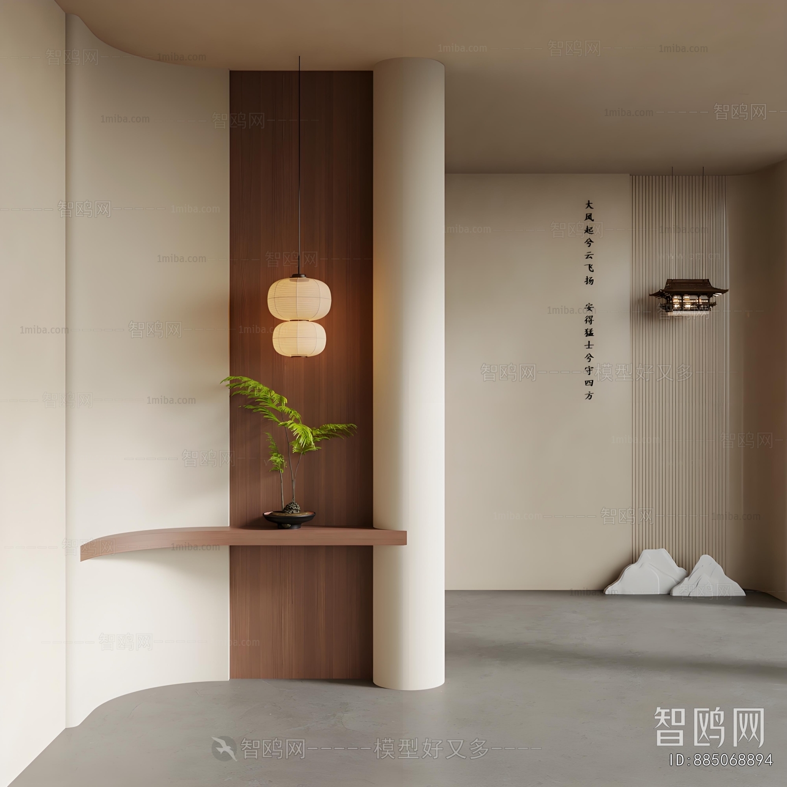 New Chinese Style Hallway