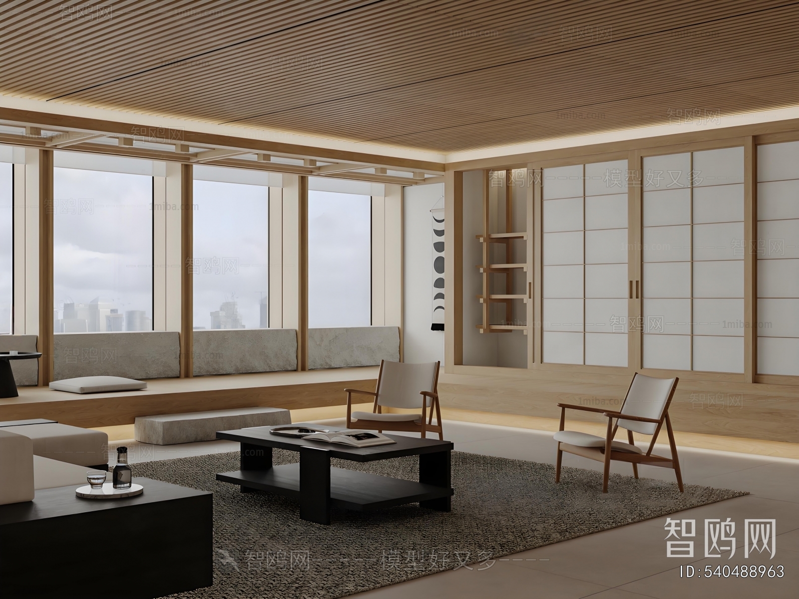 Japanese Style A Living Room