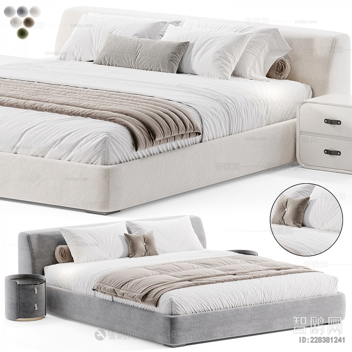 Modern Double Bed