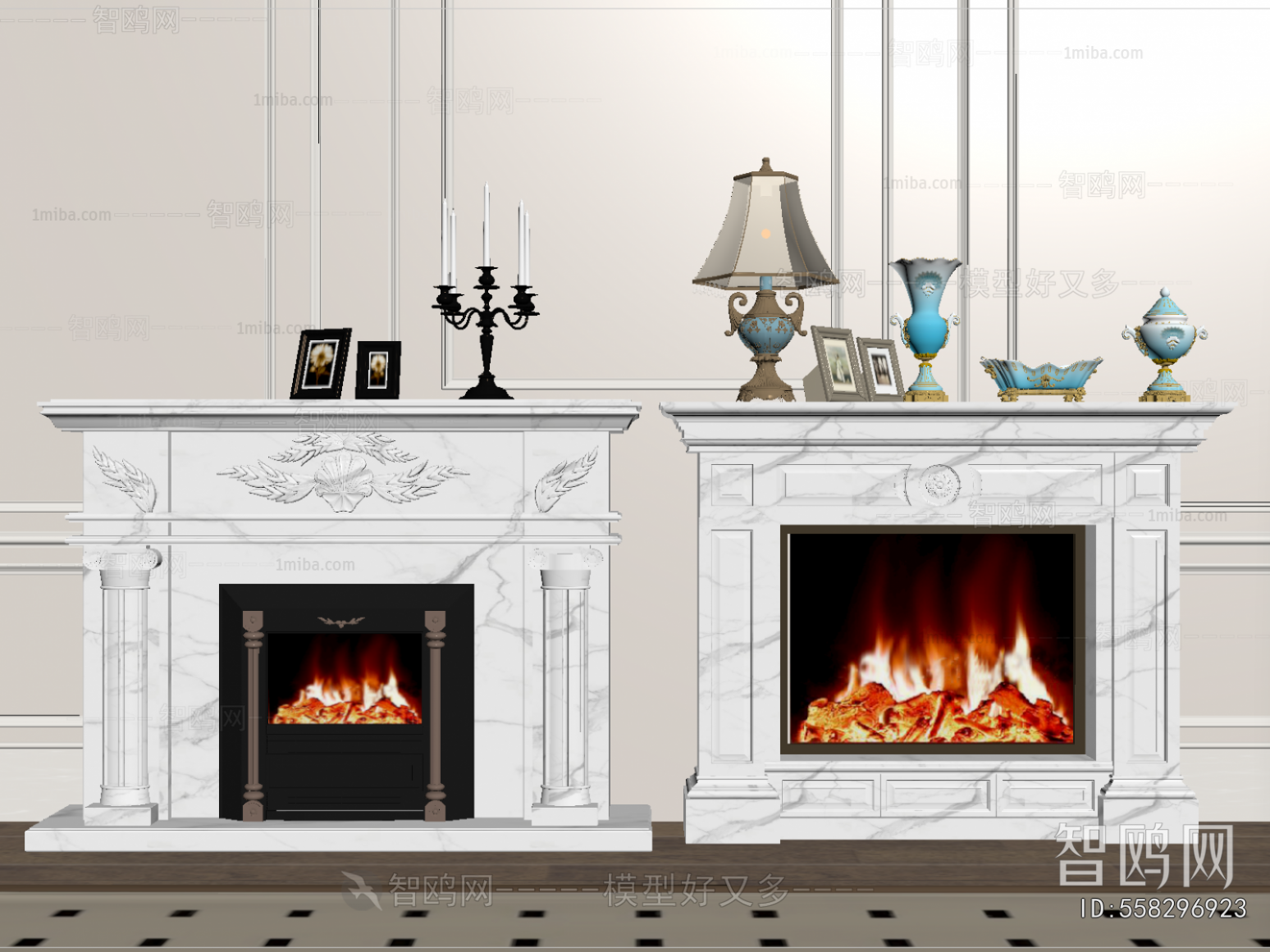 European Style Fireplace