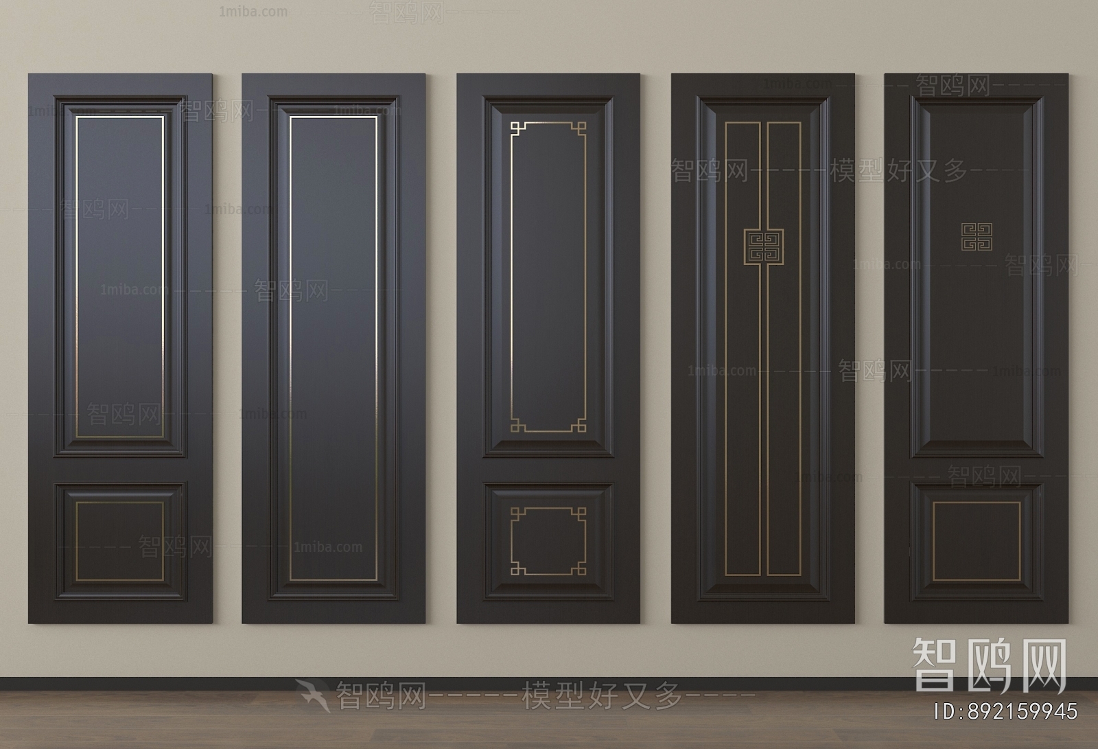 New Chinese Style Door Panel