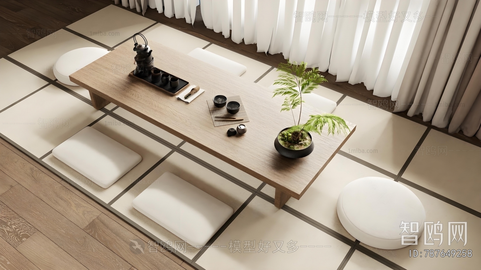 Japanese Style Tea Tables And Chairs