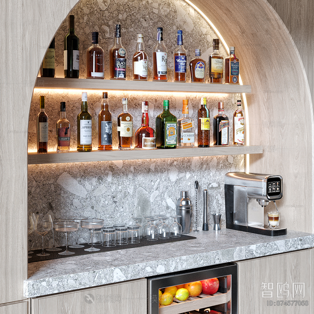 Modern Wine Cabinet