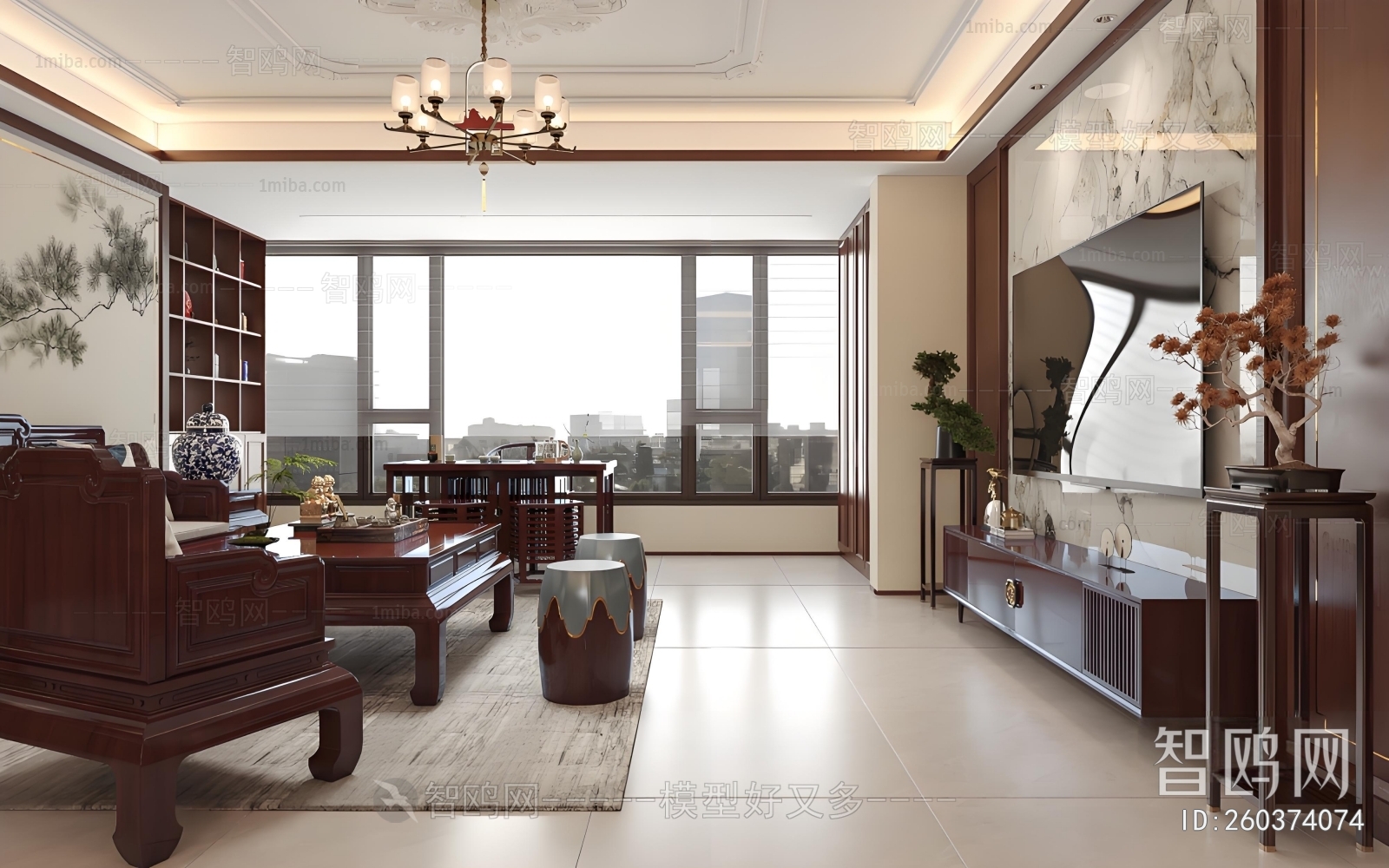 Chinese Style A Living Room