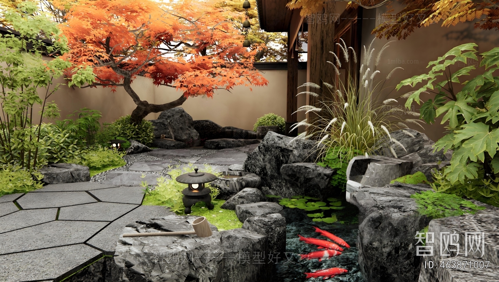 Japanese Style Courtyard/landscape