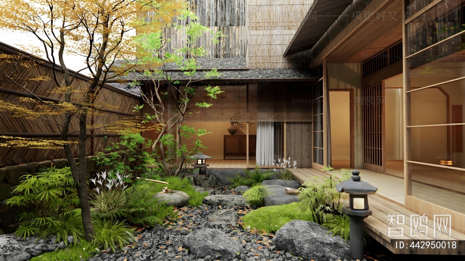 Japanese Style Courtyard/landscape