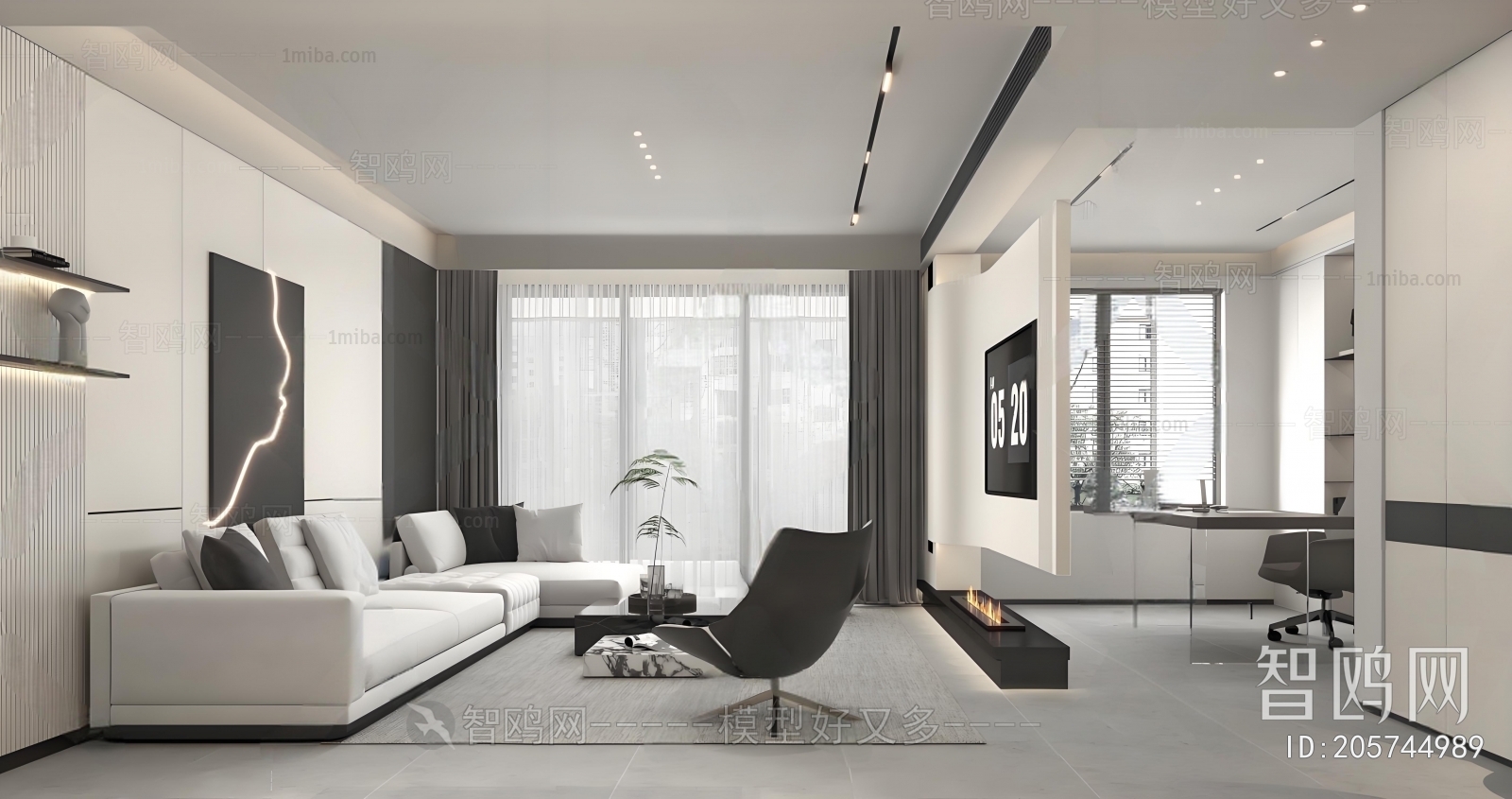 Modern A Living Room