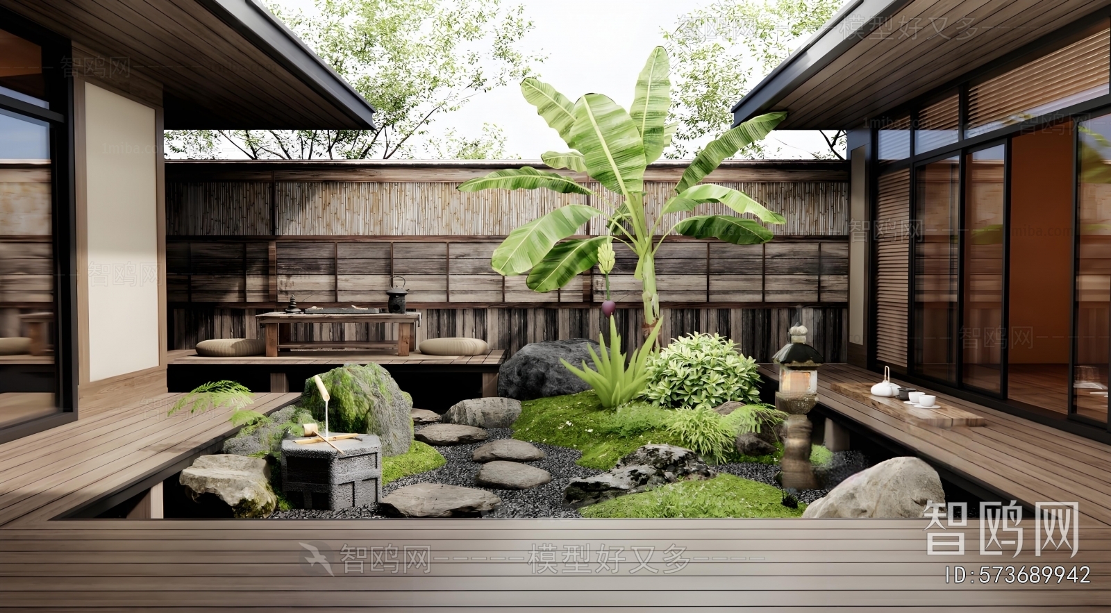 Japanese Style Courtyard/landscape